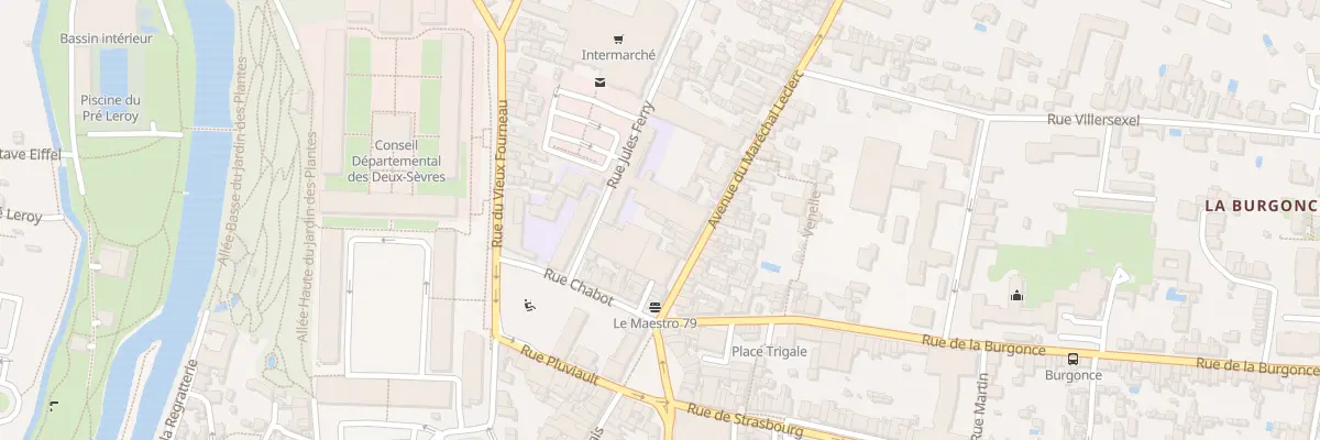 Plan du 19B Rue du Mal Leclerc à Niort