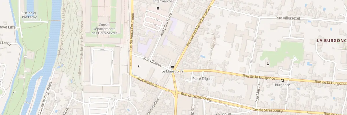 Plan du 7 Rue du Mal Leclerc à Niort