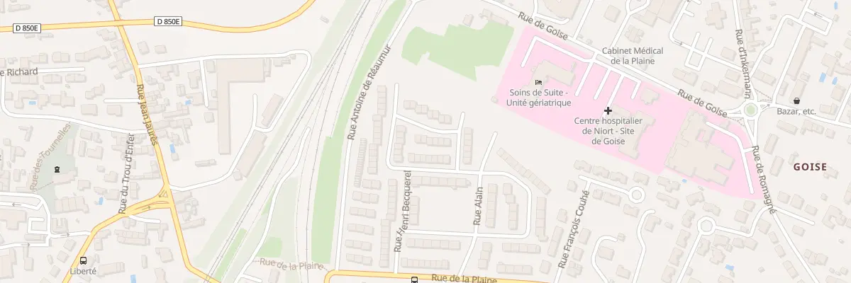 Plan du 4 Rue Guillaume Apollinaire à Niort