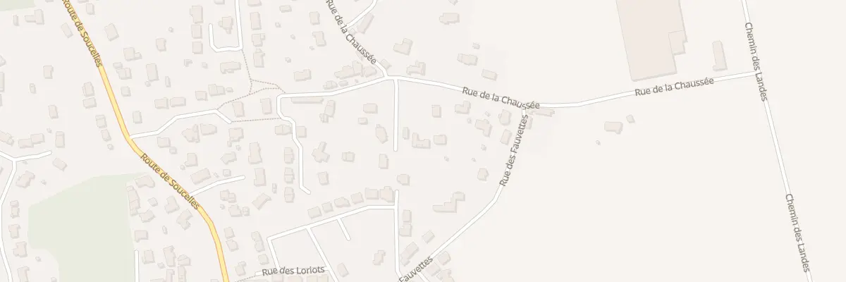 Plan du 35C Rue de la Chaussée à Tiercé