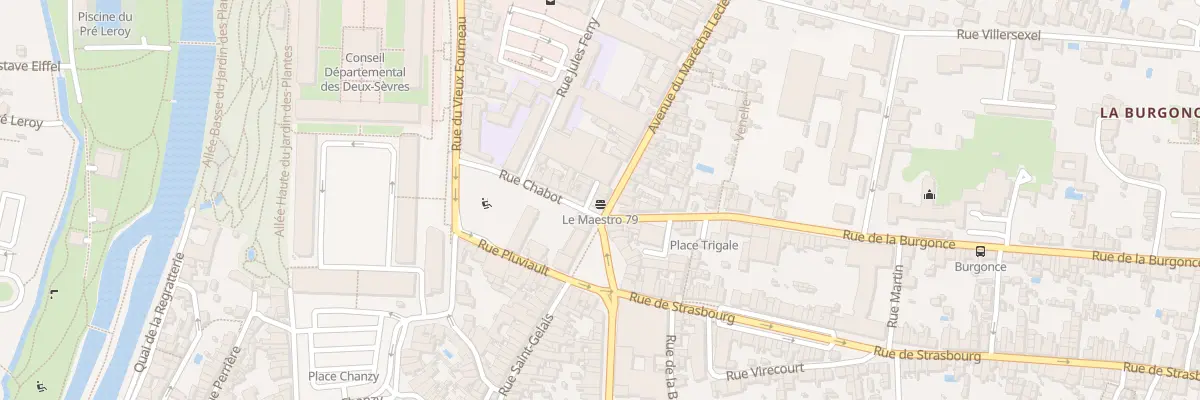 Plan du 3 Rue du Mal Leclerc à Niort