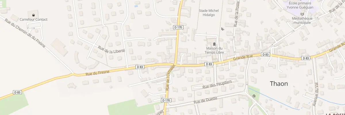 Plan du 1 Rue du Bigard à Thaon