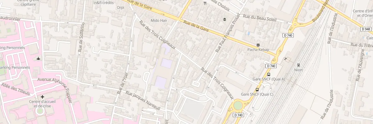 Plan du 56 Rue des 3 Coigneaux à Niort