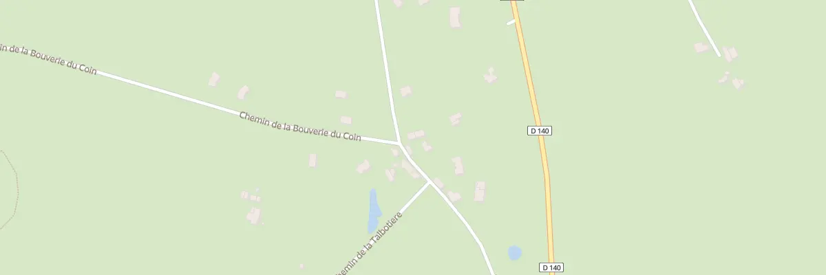 Plan du 280 Rte de la Chapelle-Rainsouin à Saint-Léger