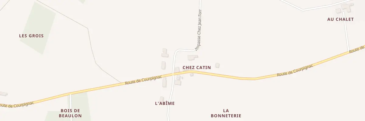 Plan du 5152 Chez Catin à Rouffignac