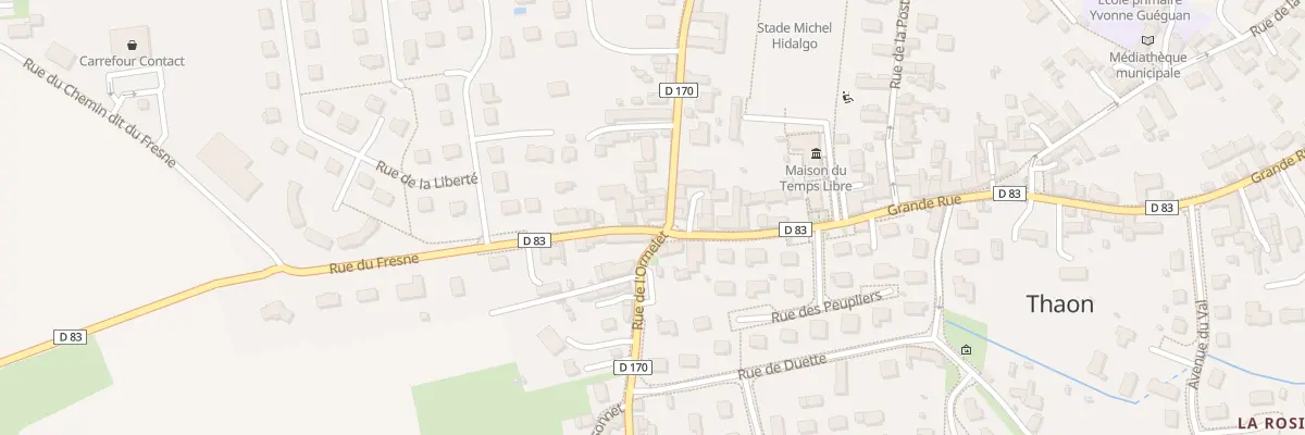Plan du 2B Rue du Fresne à Thaon
