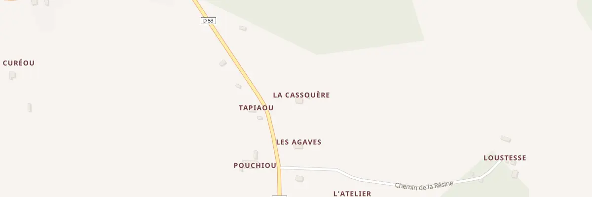 Plan du 525 Rte du Marsan à Bélis