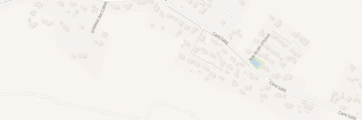 Plan du 3 Imp du Cami Salie à Poey-de-Lescar