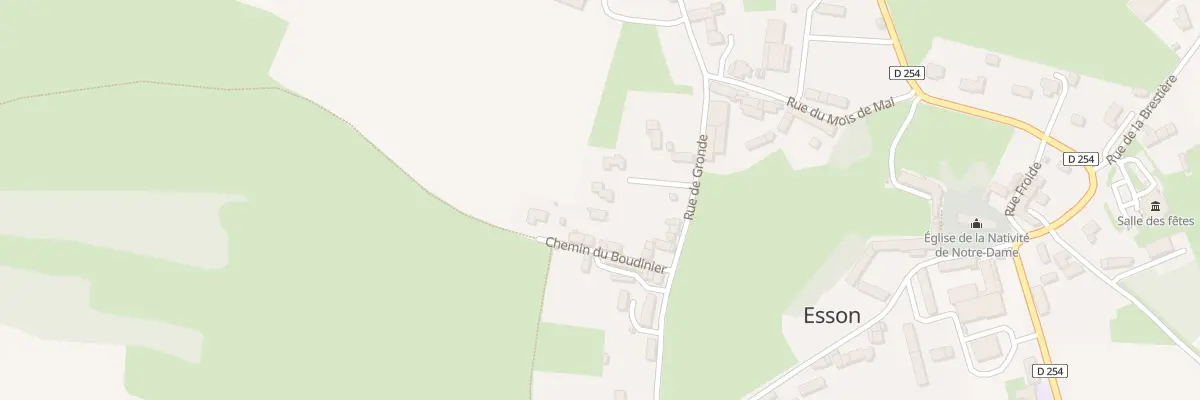 Plan du 19 Rue de Gronde à Esson