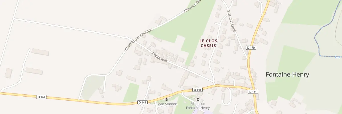 Plan du 16 Rue Petite Rue à Fontaine-Henry