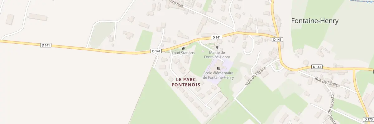 Plan du 3 Rue des Fours à Chaux à Fontaine-Henry