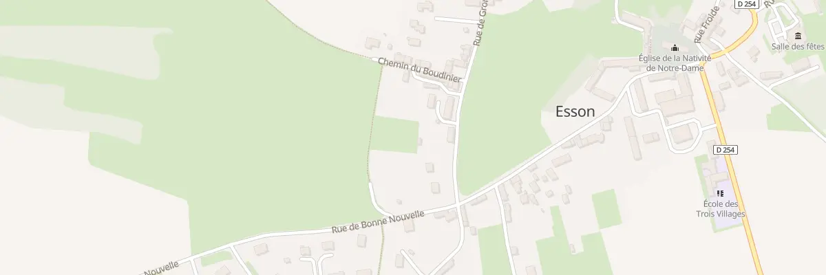Plan du 7 Rue de Gronde à Esson