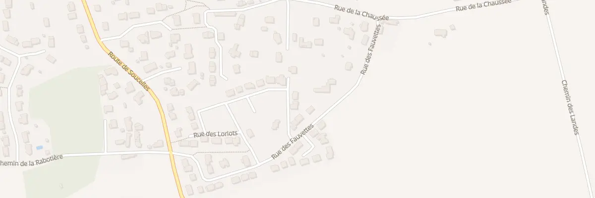 Plan du 4 Rue du Rale des Genets à Tiercé