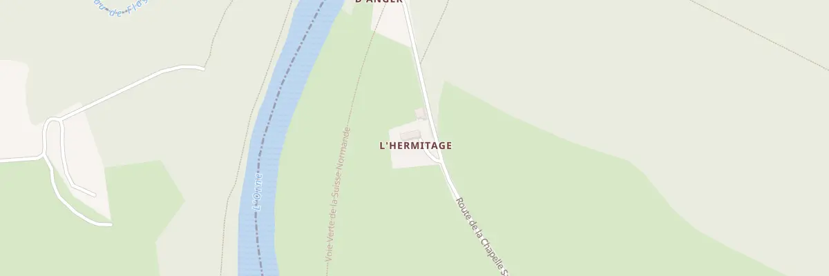 Plan du 7 Rte de la Chapelle Saint Anne à Grimbosq
