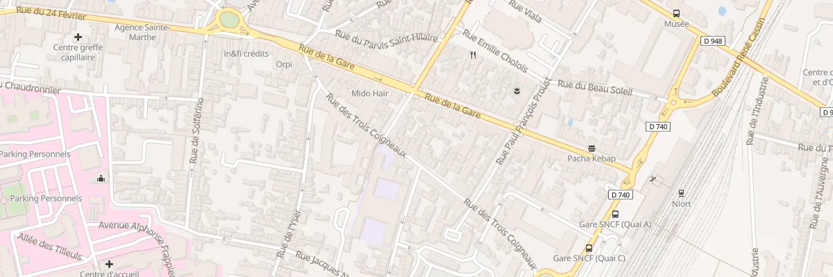 Plan du 39C Rue des 3 Coigneaux à Niort