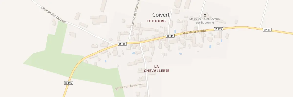 Plan du 20 Rue de la Mairie à Coivert