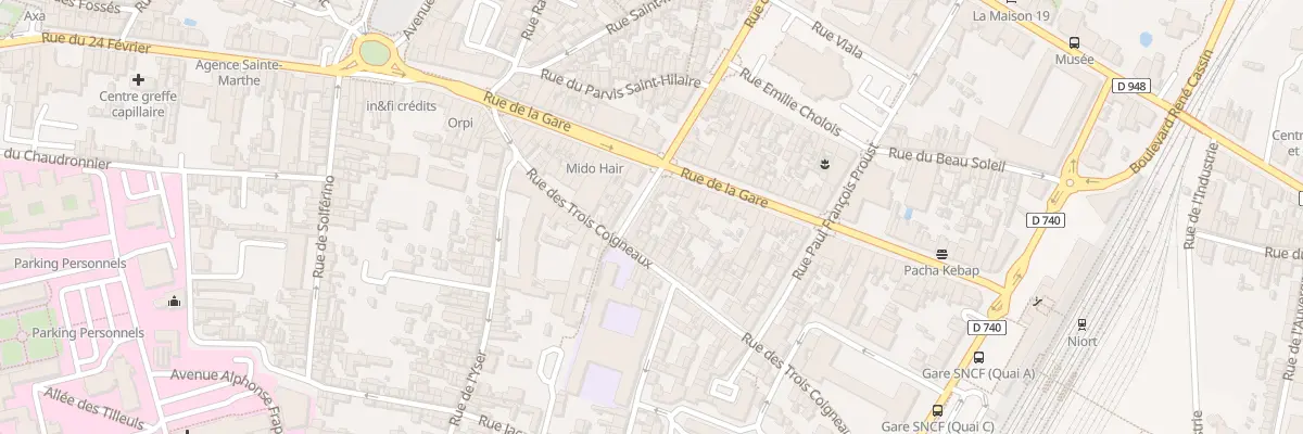 Plan du 35D Rue des 3 Coigneaux à Niort