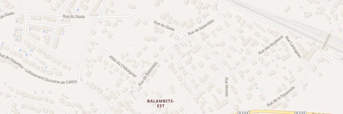 Plan du 9 Imp de Balambits à Beautiran