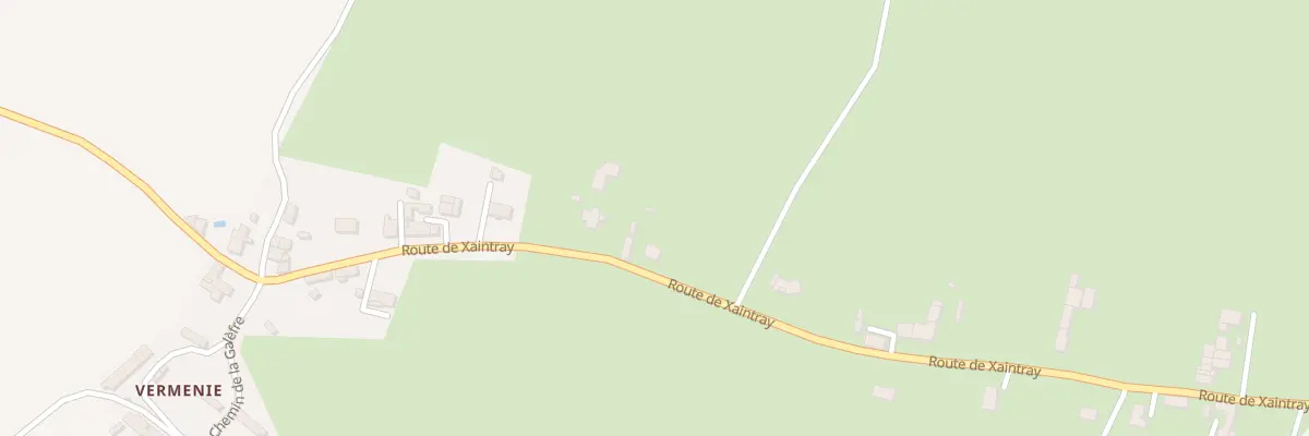Plan du 74 Rte de Xaintray à Surin