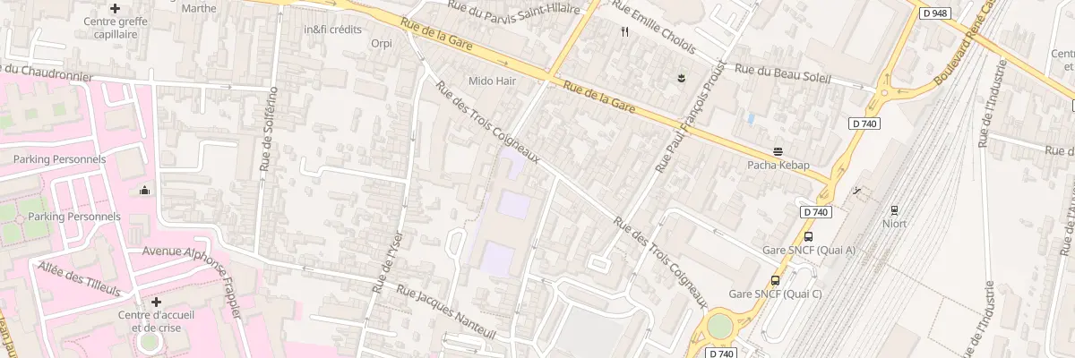 Plan du 48 Rue des 3 Coigneaux à Niort