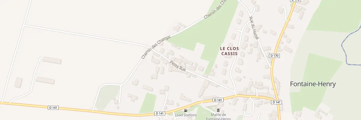 Plan du 22 Rue Petite Rue à Fontaine-Henry