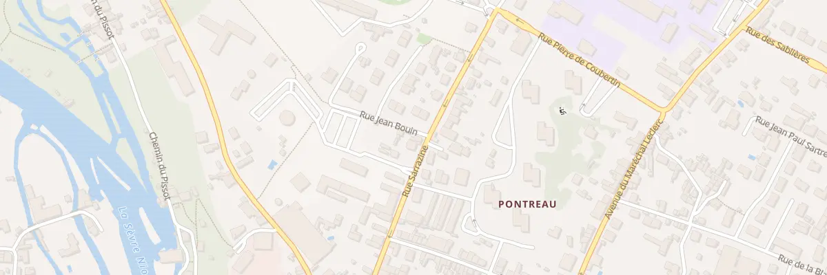 Plan du 39 Rue Sarrazine à Niort