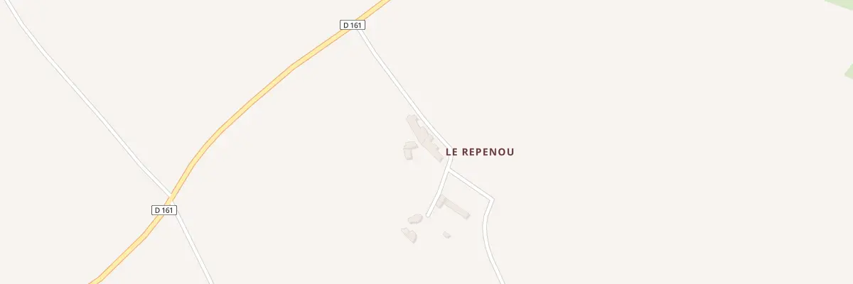 Plan du 1 Le Repenou à Genneton