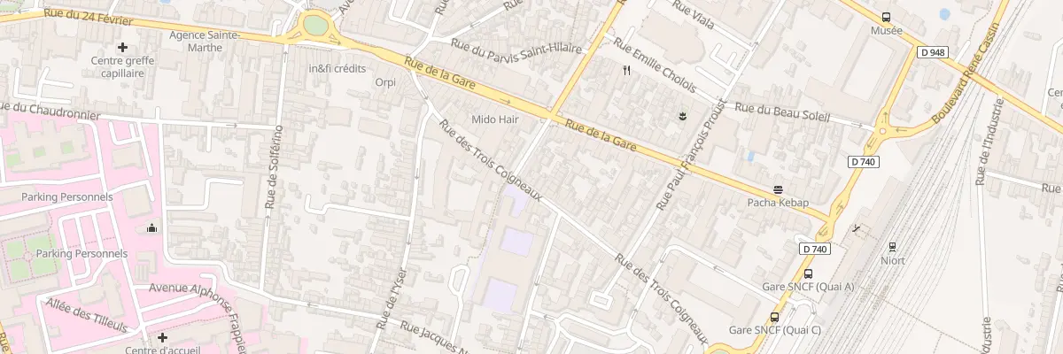 Plan du 31 Rue des 3 Coigneaux à Niort