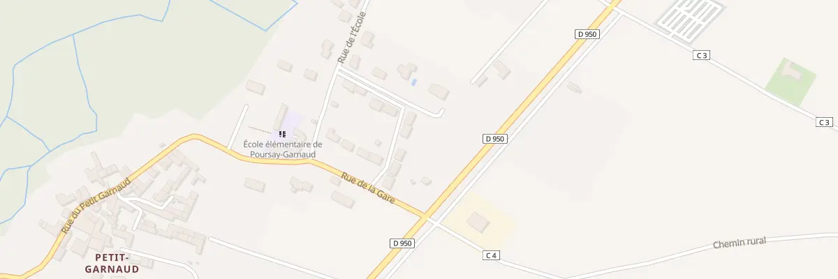 Plan du 10 Rue Lotissement des Justices à Poursay-Garnaud