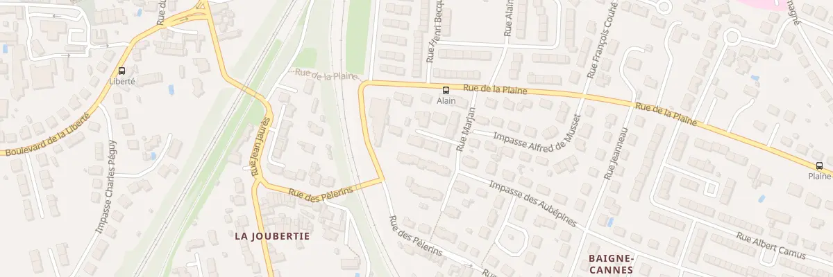 Plan du 12 Rue Marjan à Niort