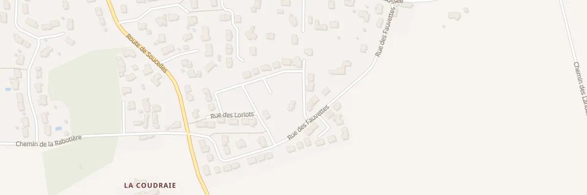 Plan du 3 Rue du Rale des Genets à Tiercé