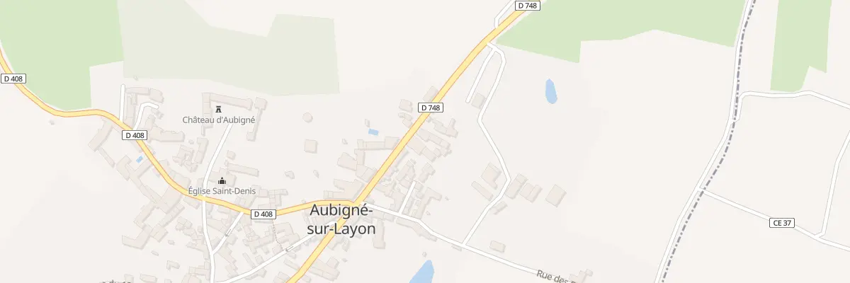 Plan du 5 Rue Nationale à Aubigné-sur-Layon