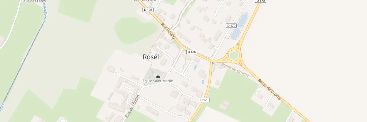 Plan du 2 Imp de l’Église à Rosel