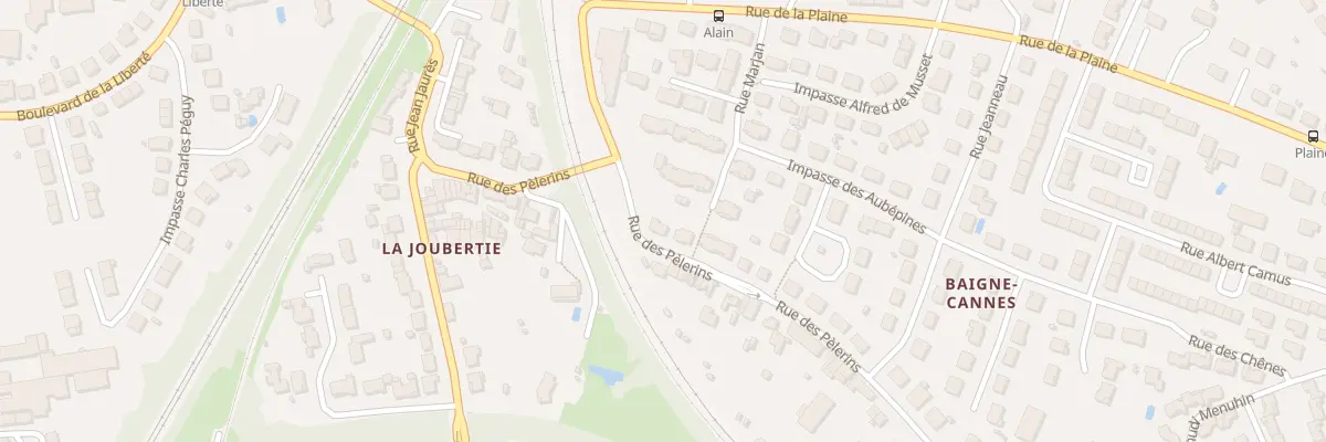 Plan du 17 Rue des Pélerins à Niort