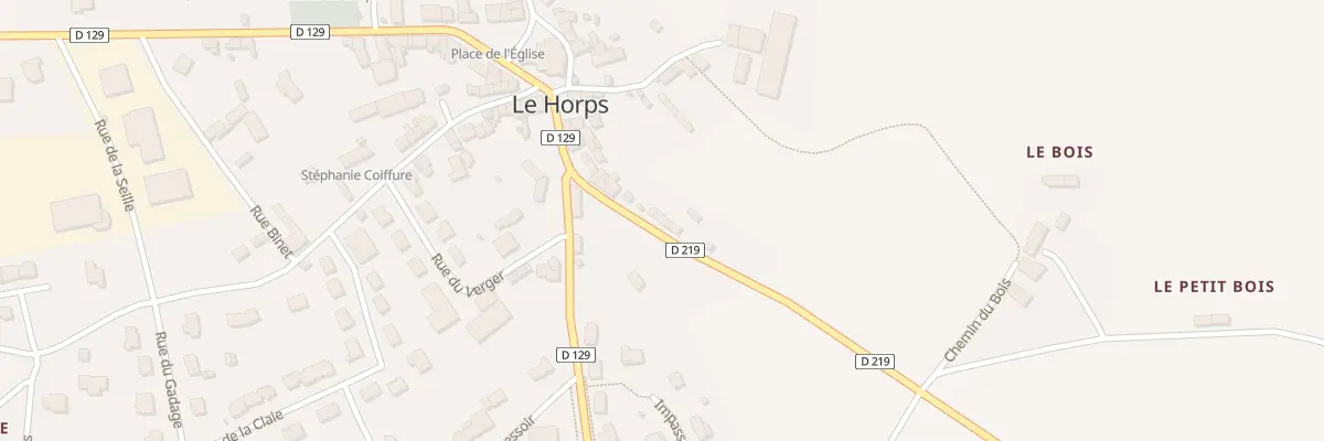Plan du 11 Rue des Monts De Pail au Horps