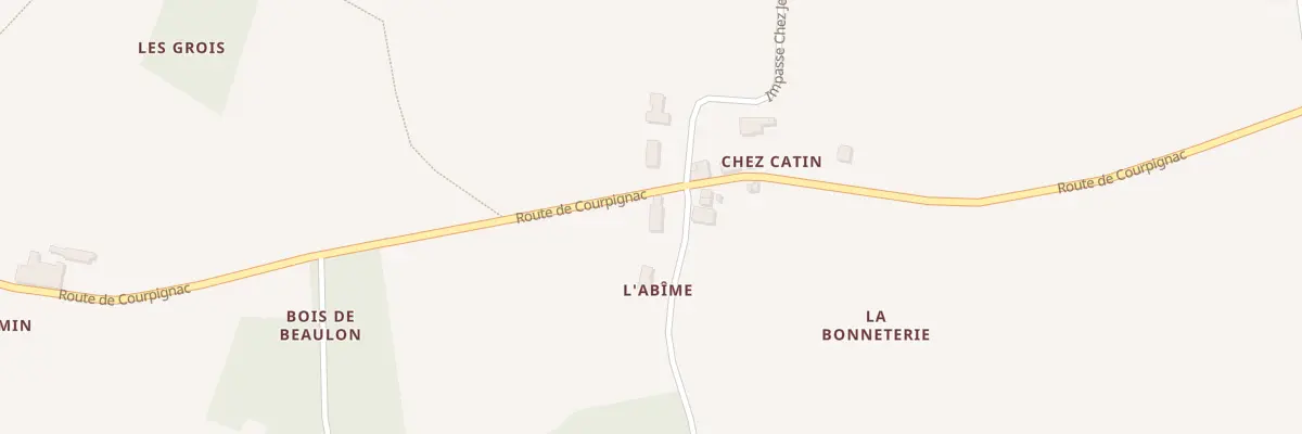 Plan du 1 L’Abime à Rouffignac