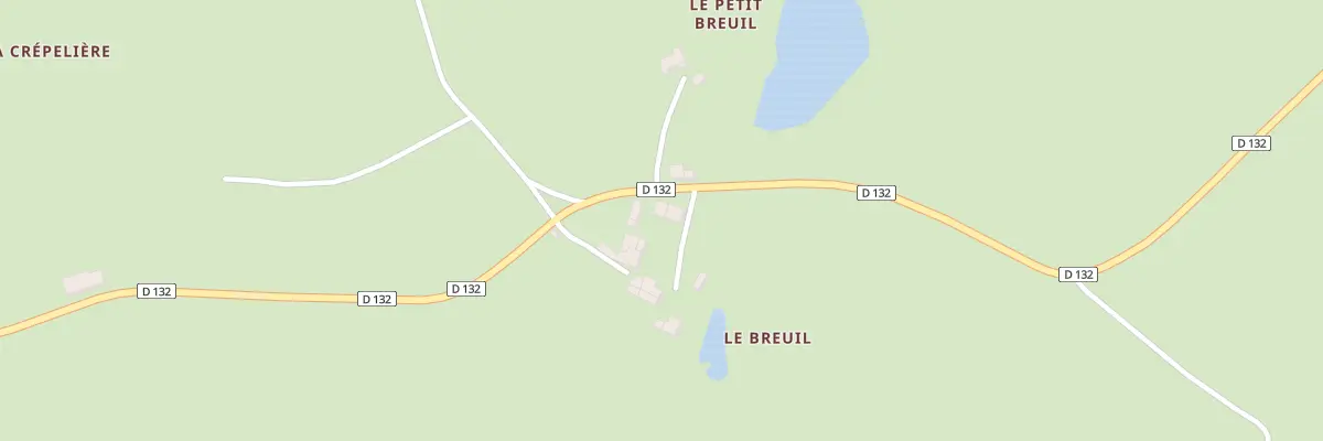 Plan du 3 Le Breuil à Secondigny