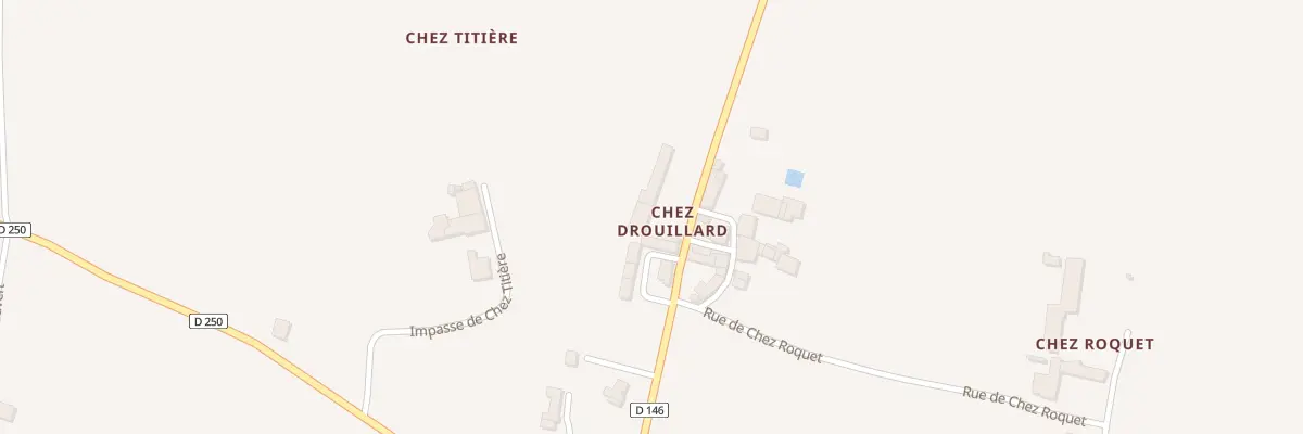 Plan du 17 Rte de Chez Drouillard à Chadenac