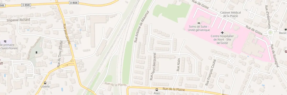 Plan du 37 Rue Henri Becquerel à Niort
