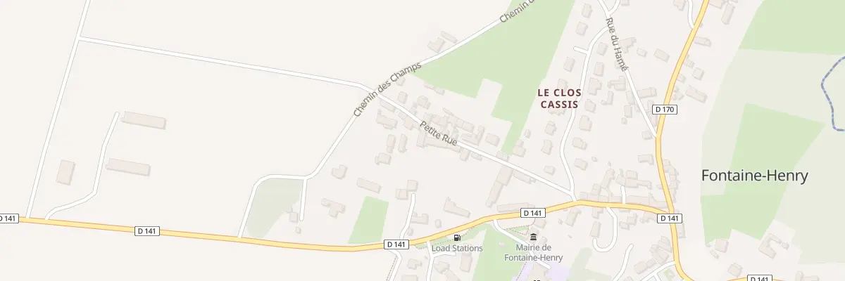 Plan du 19 Rue Petite Rue à Fontaine-Henry