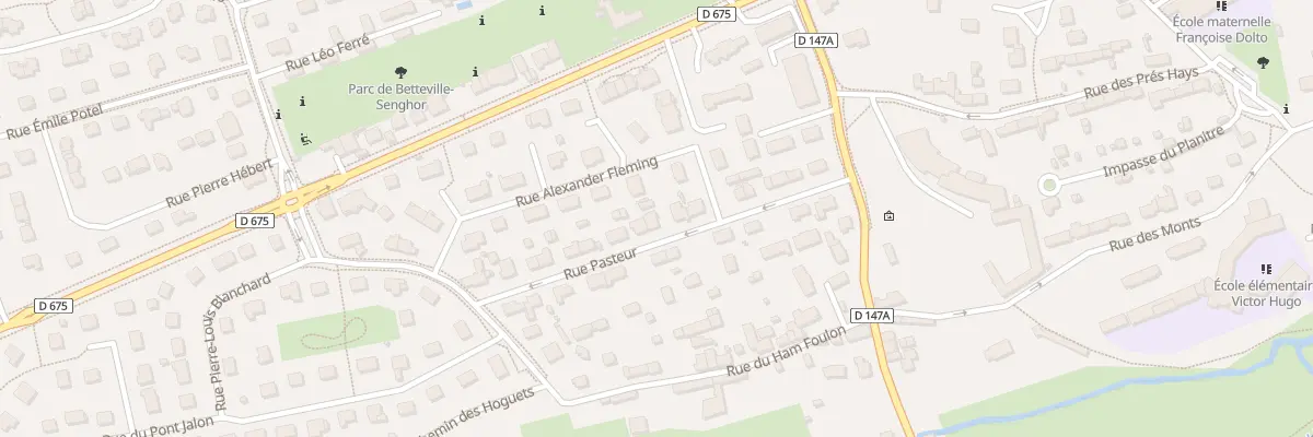 Plan du 16 Rue Pasteur à Verson