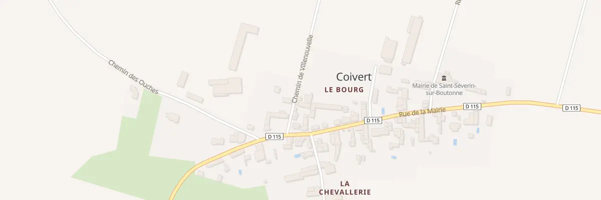 Plan du 5039 Le Bourg à Coivert