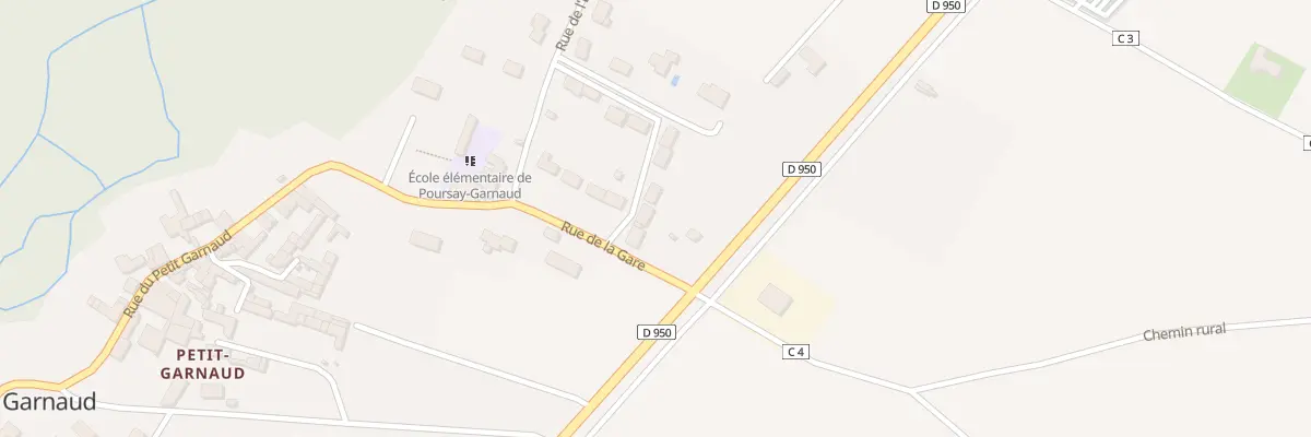 Plan du 12 Rue Lotissement des Justices à Poursay-Garnaud
