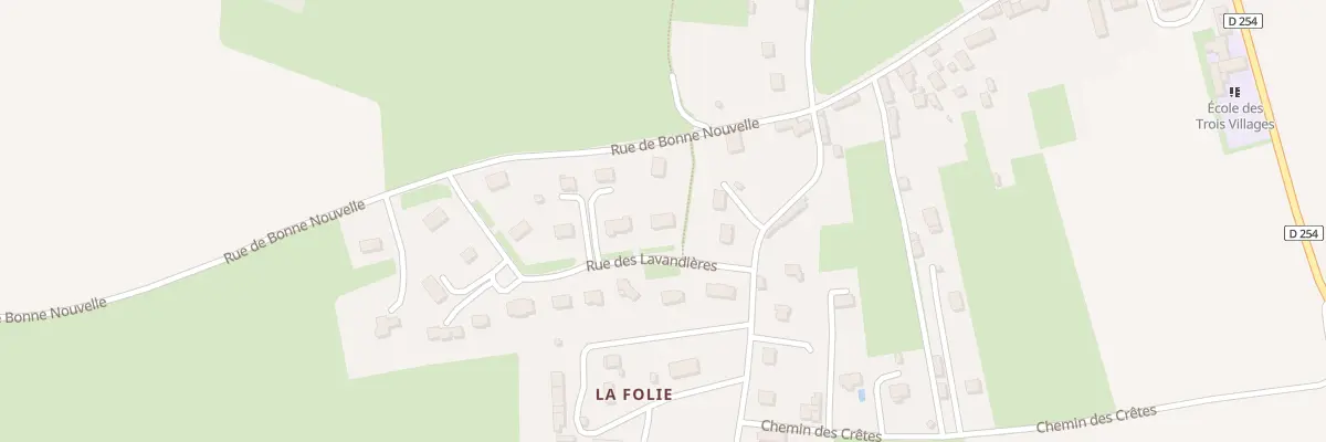Plan du 2 Rue des Lavandières à Esson