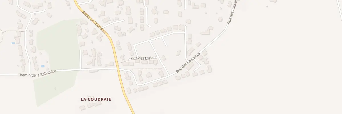 Plan du 6 Rue des Bergeronnettes à Tiercé