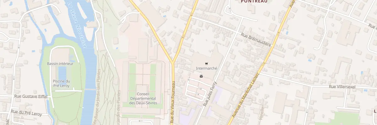 Plan du 6F Rue Sarrazine à Niort