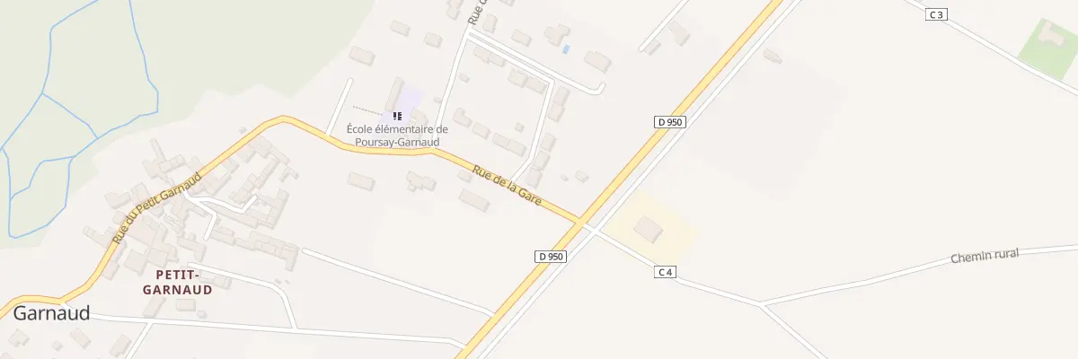 Plan du 13 Rue Lotissement des Justices à Poursay-Garnaud