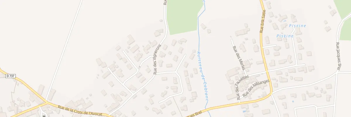 Plan du 4 Rue des Cabernets à Saint-Gervais
