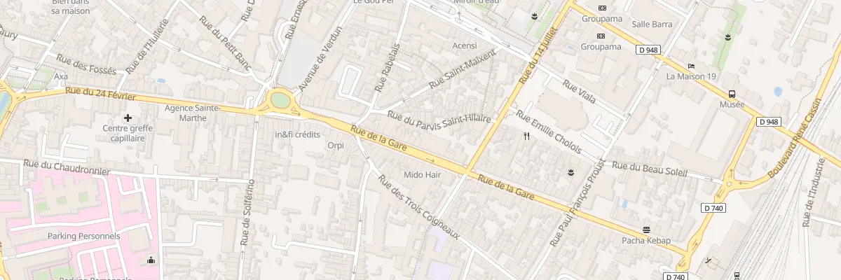 Plan du 41B Rue de la Gare à Niort