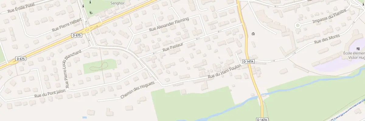 Plan du 23 Rue Pasteur à Verson